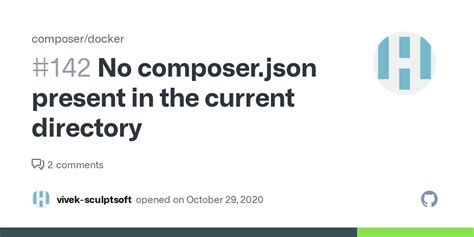 Composer could not find a composer. . No composer json present in the current directory